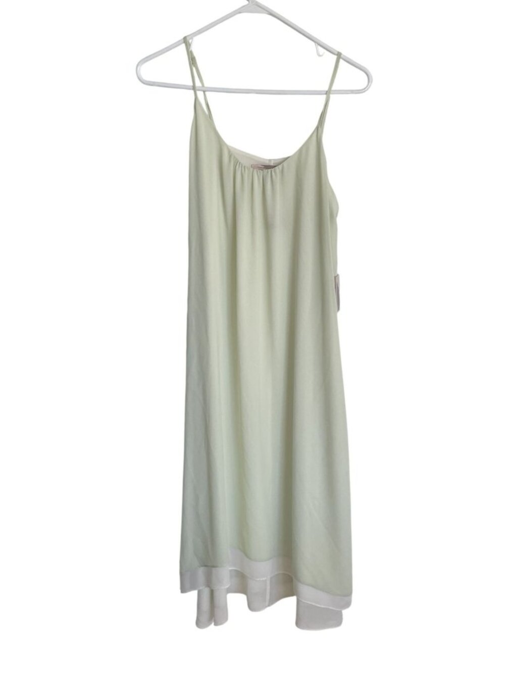 Forever 21 Contemporary Light Green Sleeveless Dress With Adjustable Straps XS
